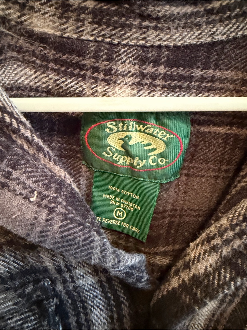 Vintage Men’s Stillwater Supply Co. Plaid Heavyweight Flannel Shirt - Picture 2 of 4